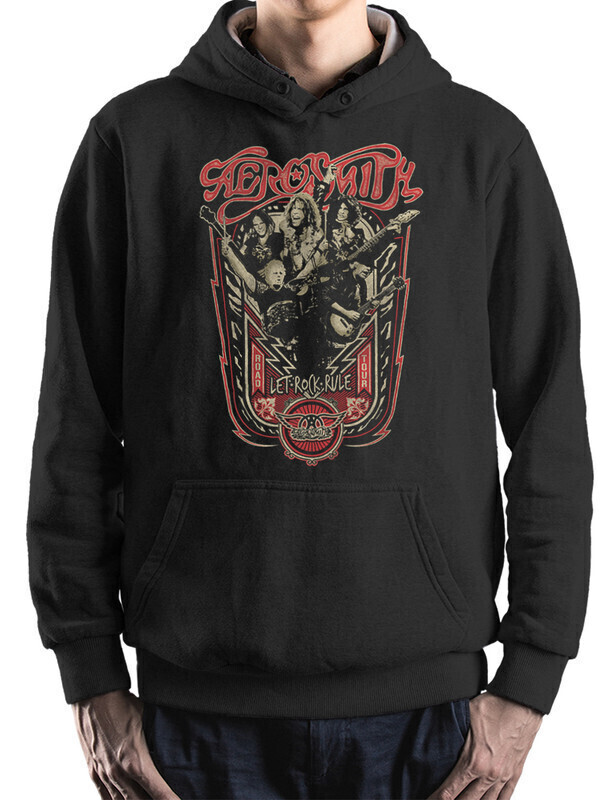 

Худи мужское Dream Shirts Aerosmith черное 52 RU, Aerosmith