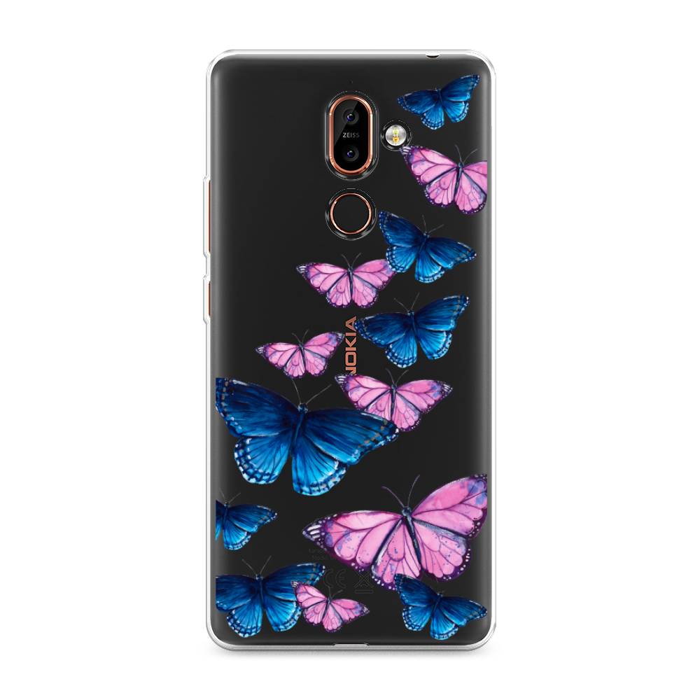 фото Чехол awog "полет бабочек" для nokia 7 plus