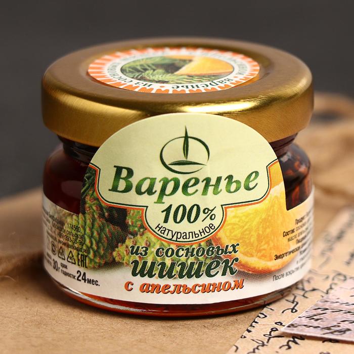 Варенье из сосновых шишек с апельсином, 30 г (2 шт.)