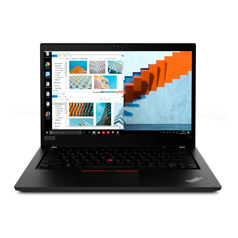 фото Ноутбук lenovo thinkpad t14 amd gen 1 20ues60a06 black