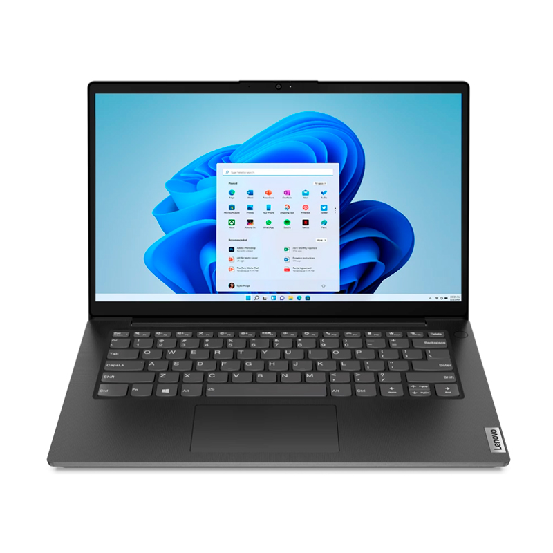 фото Ноутбук lenovo v14 gen2 alc (82kc00b4ru) black