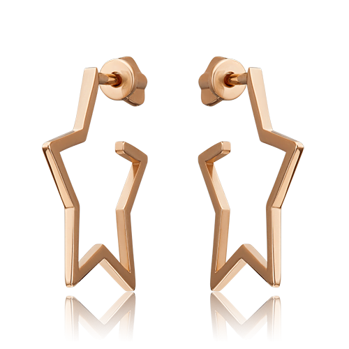 

Серьги конго из красного золота PLATINA jewelry 02-4479-00-000-1110-02_0, 02-4479-00-000-1110-02_0