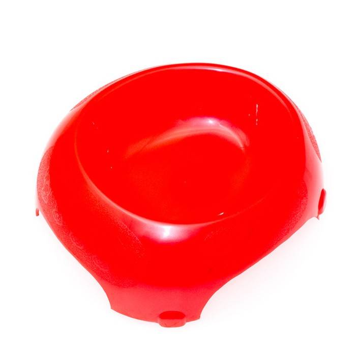 Миска для животных Jack&King Яйцо красная 0,35 л