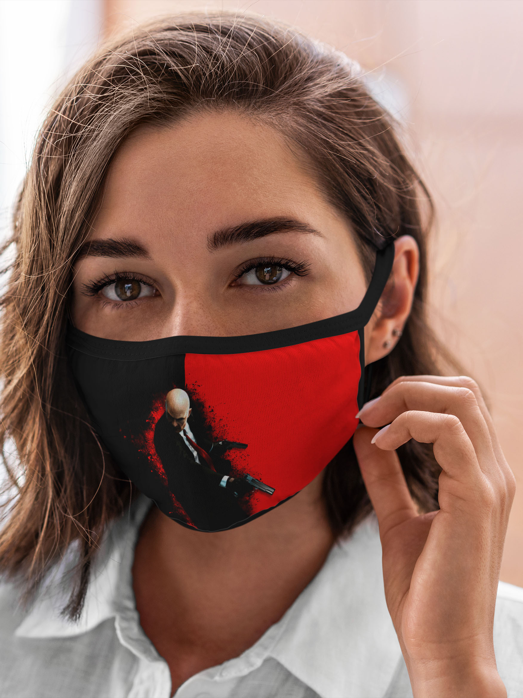 

Многоразовая маска унисекс Burnettie Hitman Splash, Разноцветный, Hitman Splash