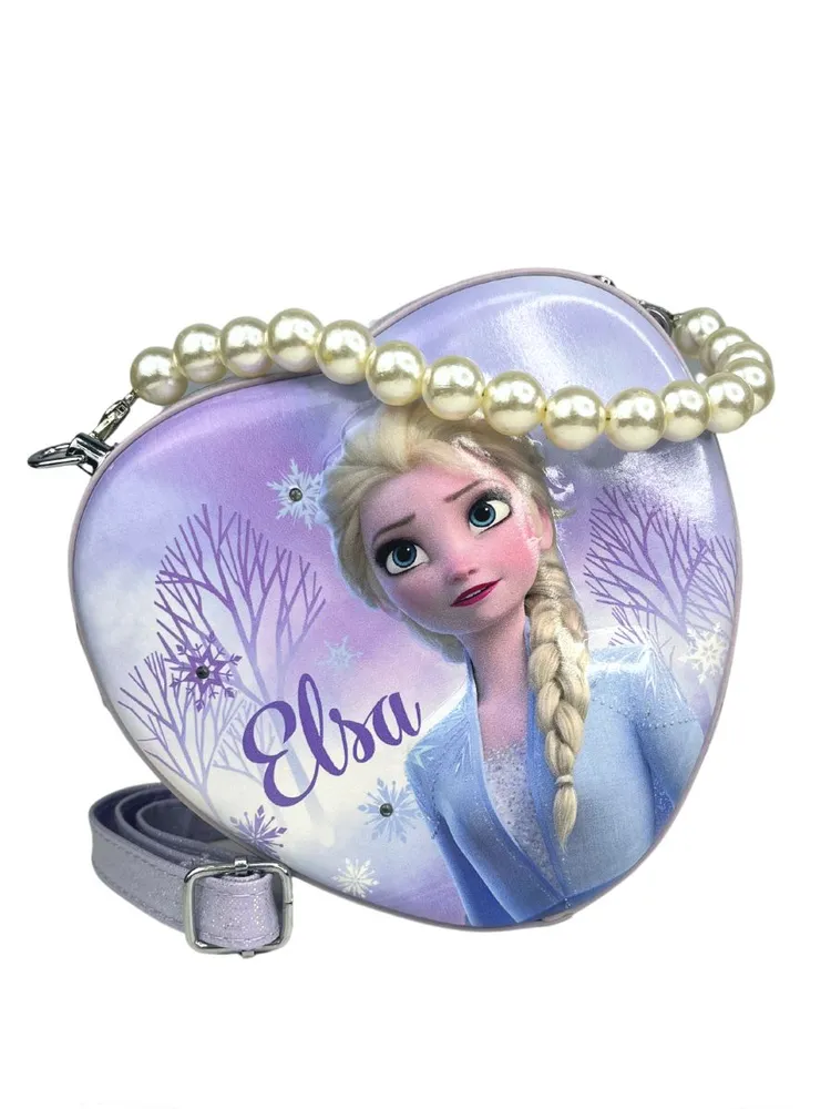 Детская сумка A.B.Store Холодное сердце сердечко фиолетовая