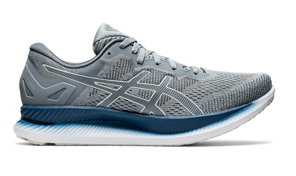 

Спортивные кроссовки мужские серый/синий ASICS GlideRide размер 44,5, GlideRide