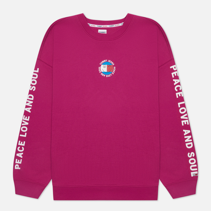 

Свитшот мужской Tommy Jeans DM0DM11645VT1 фиолетовый S, DM0DM11645VT1
