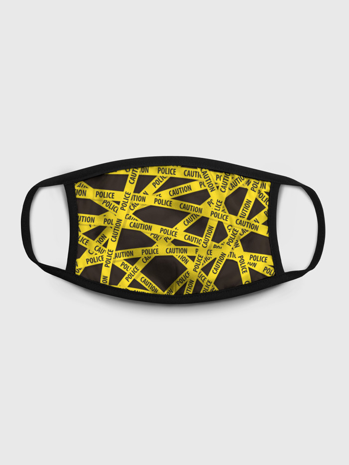 

Многоразовая маска унисекс Burnettie Police Caution, Разноцветный, Police Caution