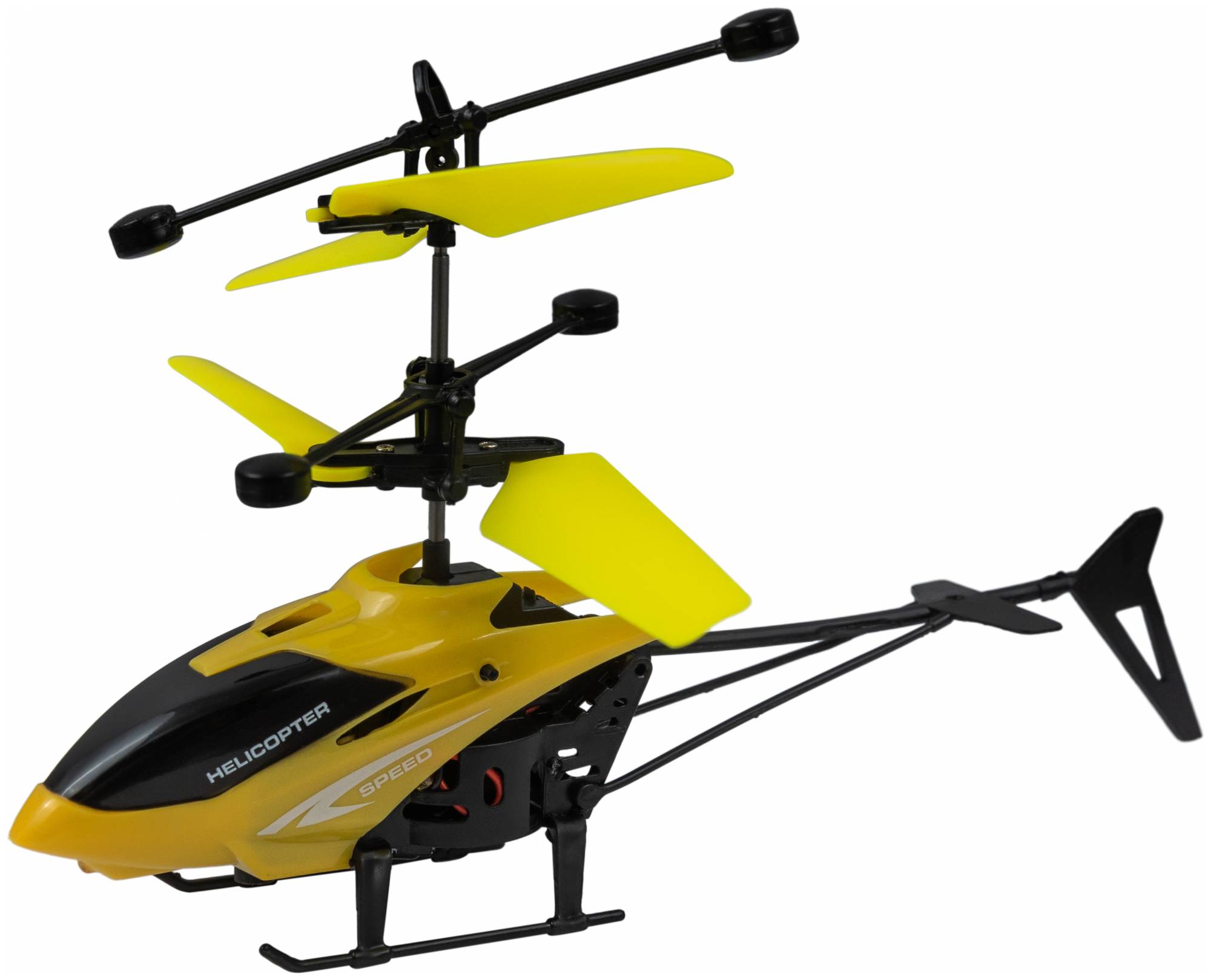 Вертолет ASCELOT LA 1002 YW на пульте управления, цвет желтый