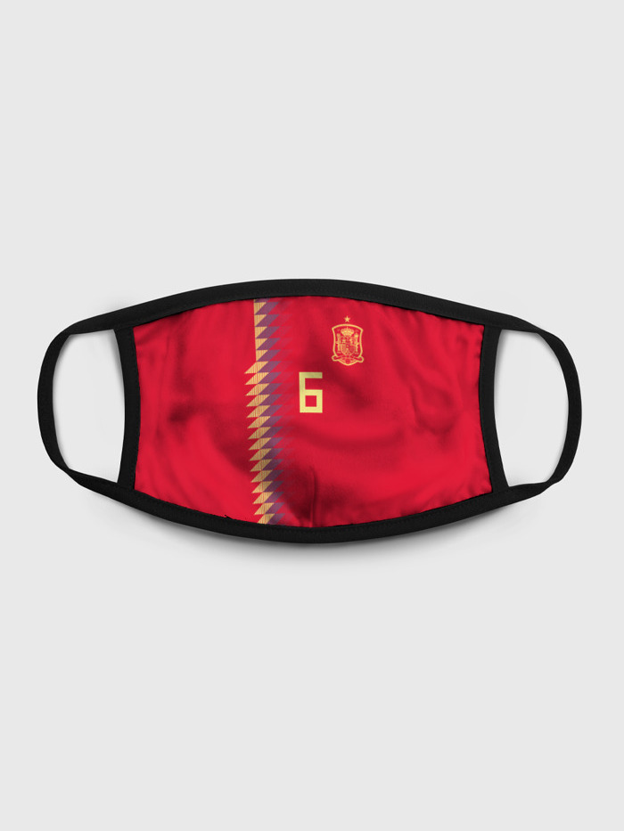 

Многоразовая маска унисекс Burnettie Iniesta Home Wc 2018, Разноцветный, Iniesta Home Wc 2018