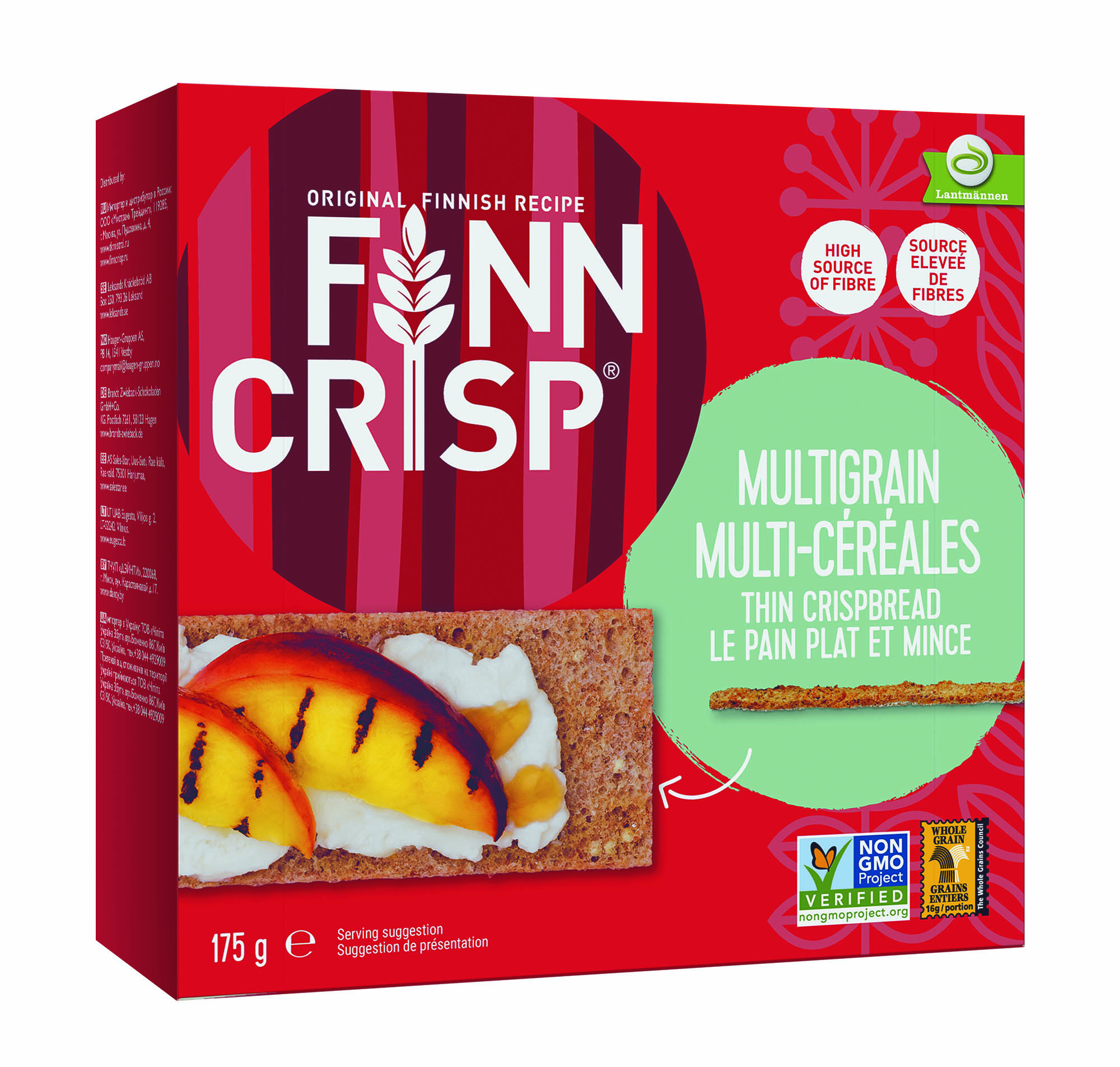 Сухарики Finn Crisp многозерновые 175 г 299₽