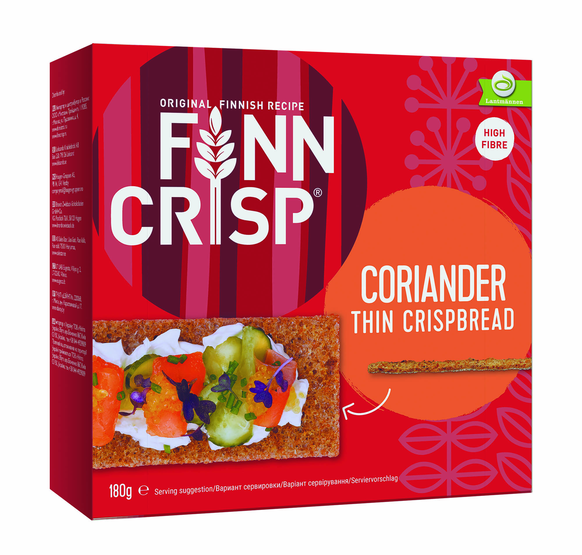 

Сухарики Finn Crisp бородинские 180 г