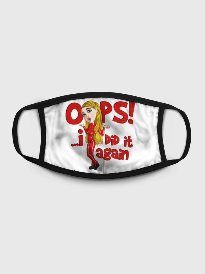 

Многоразовая маска унисекс Burnettie Oops I Did It Again, Разноцветный, Oops I Did It Again