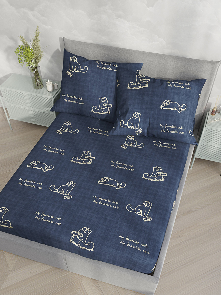 

Простынь Котики Котики "Котики Грей" 150х215 см