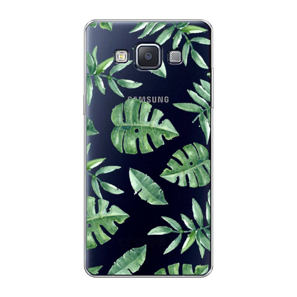 

Чехол Awog на Samsung Galaxy A5 / Самсунг A5 "Нарисованные пальмовые листья", Зеленый, 20450-4