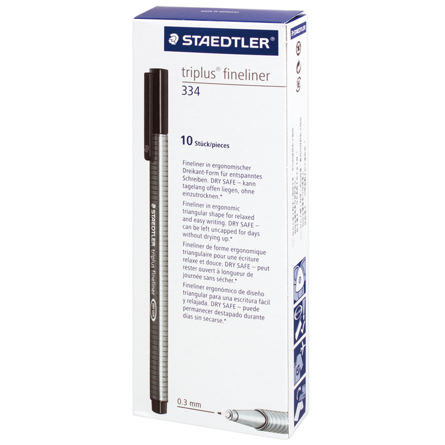 

Ручка капиллярная Staedtler 141620 черная, 141620