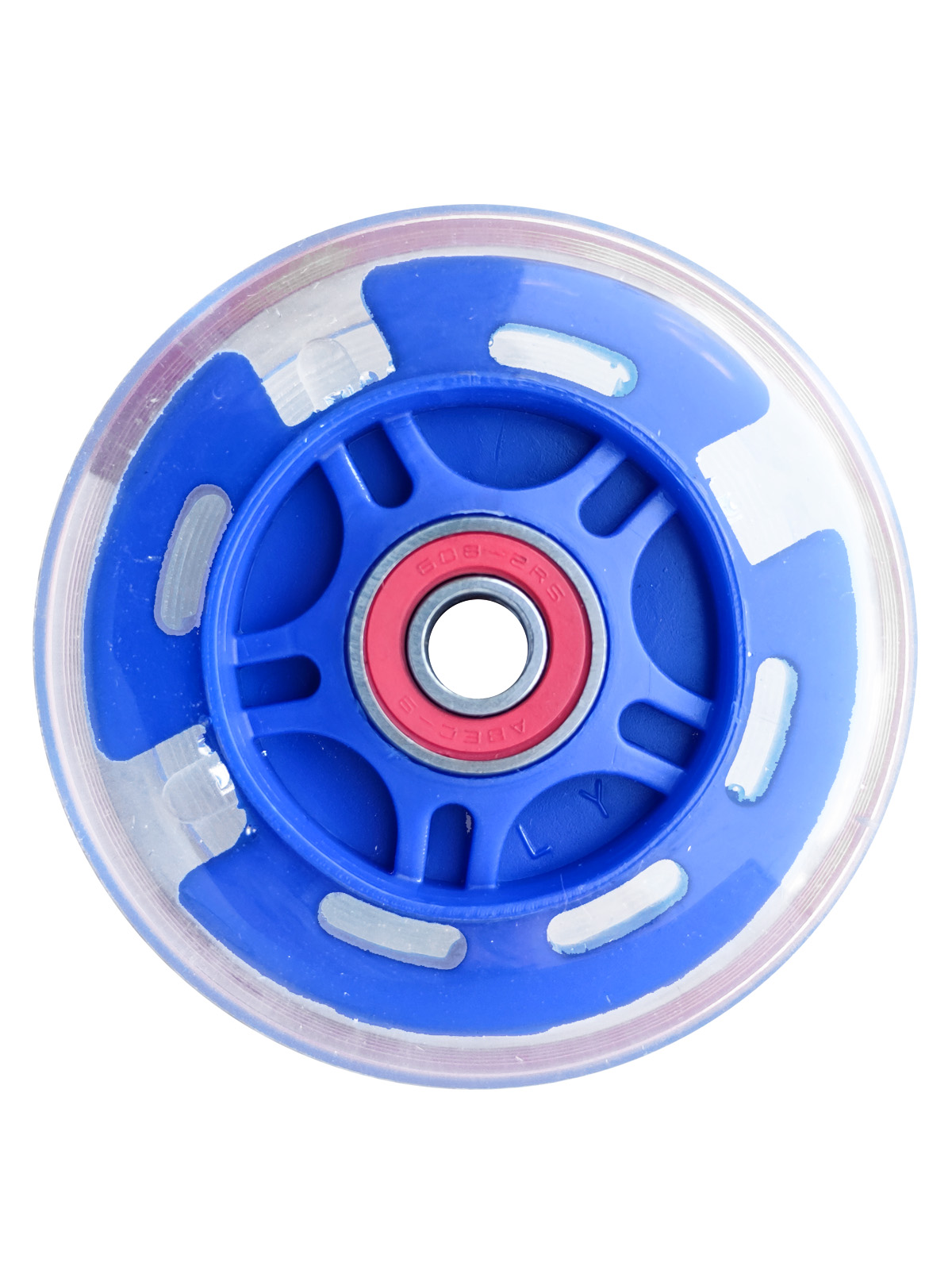 Заднее светящееся колесо для детской самоката Sportsbaby 78-80 мм синий