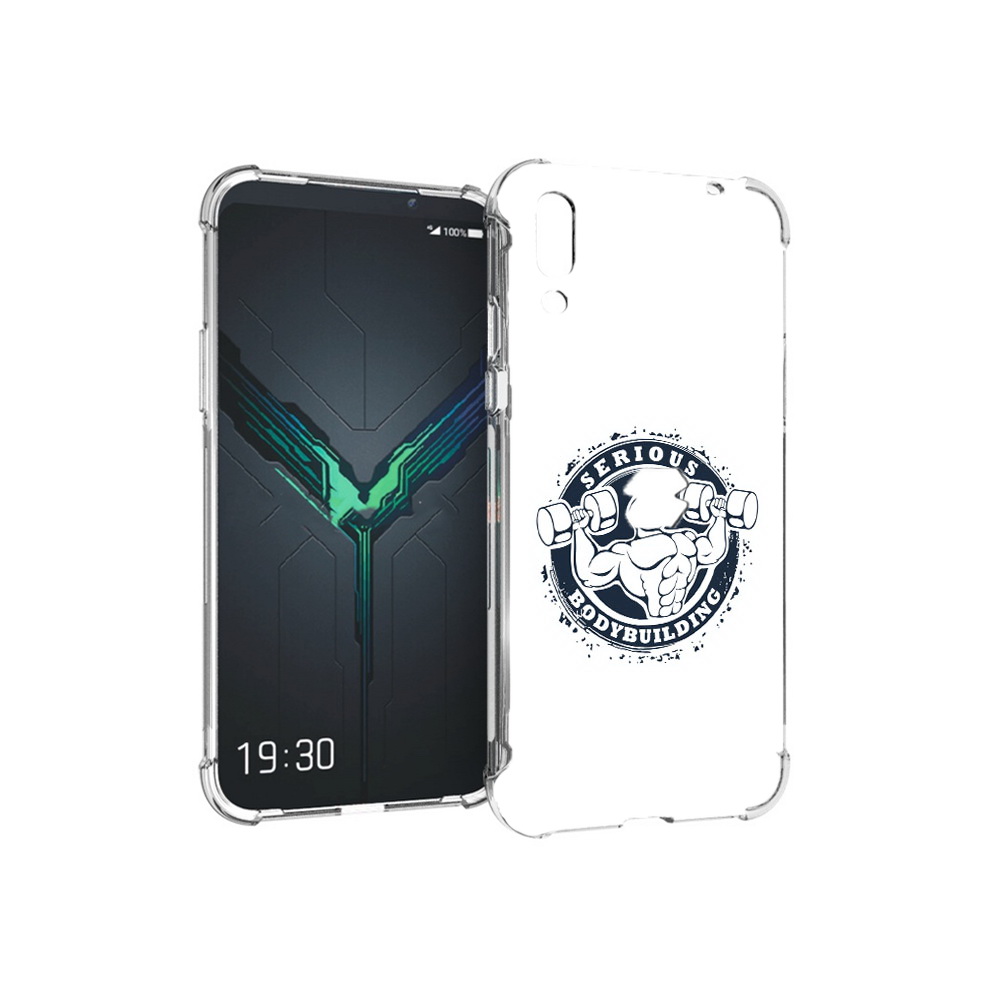 

Чехол MyPads Tocco для Xiaomi Black Shark 2 бодибилдинг воля к победе (PT144492.263.231), Прозрачный, Tocco