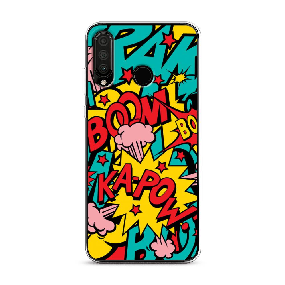 

Чехол Awog на Honor 20 Lite 2020 "Постер pop art", Голубой;желтый;красный, 611250-9