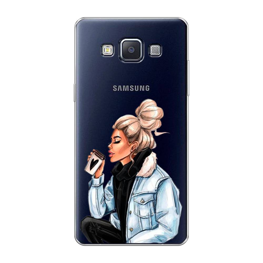 

Чехол Awog на Samsung Galaxy A5 / Самсунг A5 "Cute girl", Коричневый;бежевый, 20450-7