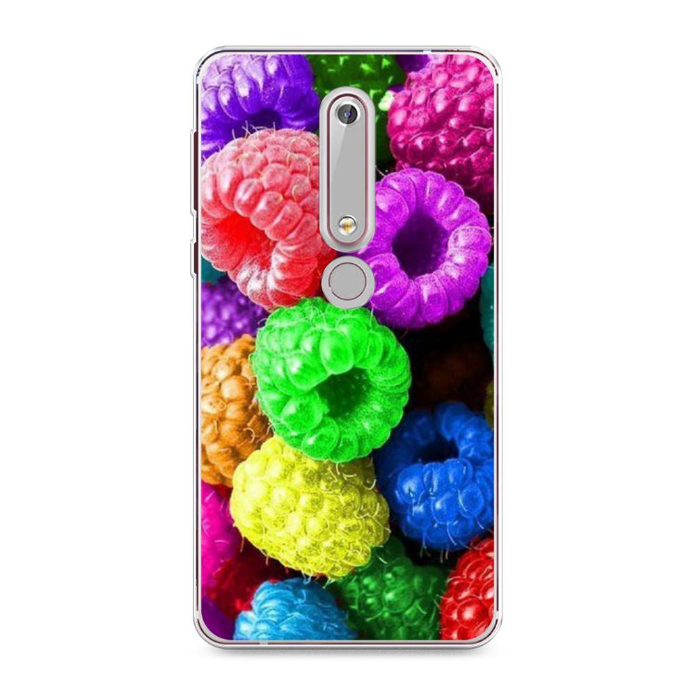 

Чехол Awog "Разноцветная малина" для Nokia 6 2018, 120950-10