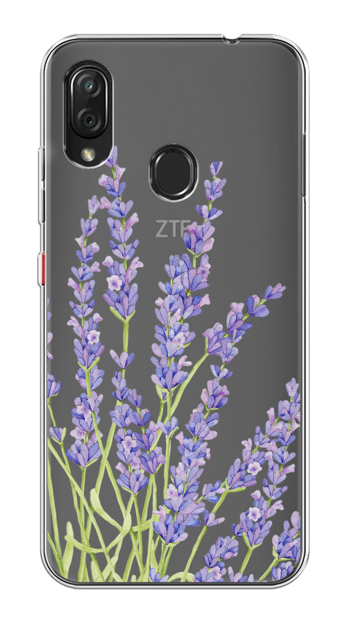 

Чехол на ZTE Blade V10 Vita "Лавандовые стебли", Фиолетовый;зеленый, 132650-1