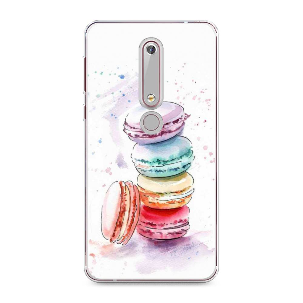 

Чехол Awog на Nokia 6 2018 / Нокиа 6 2018 "Пирамидка макарони 2", Желтый, 120950-10