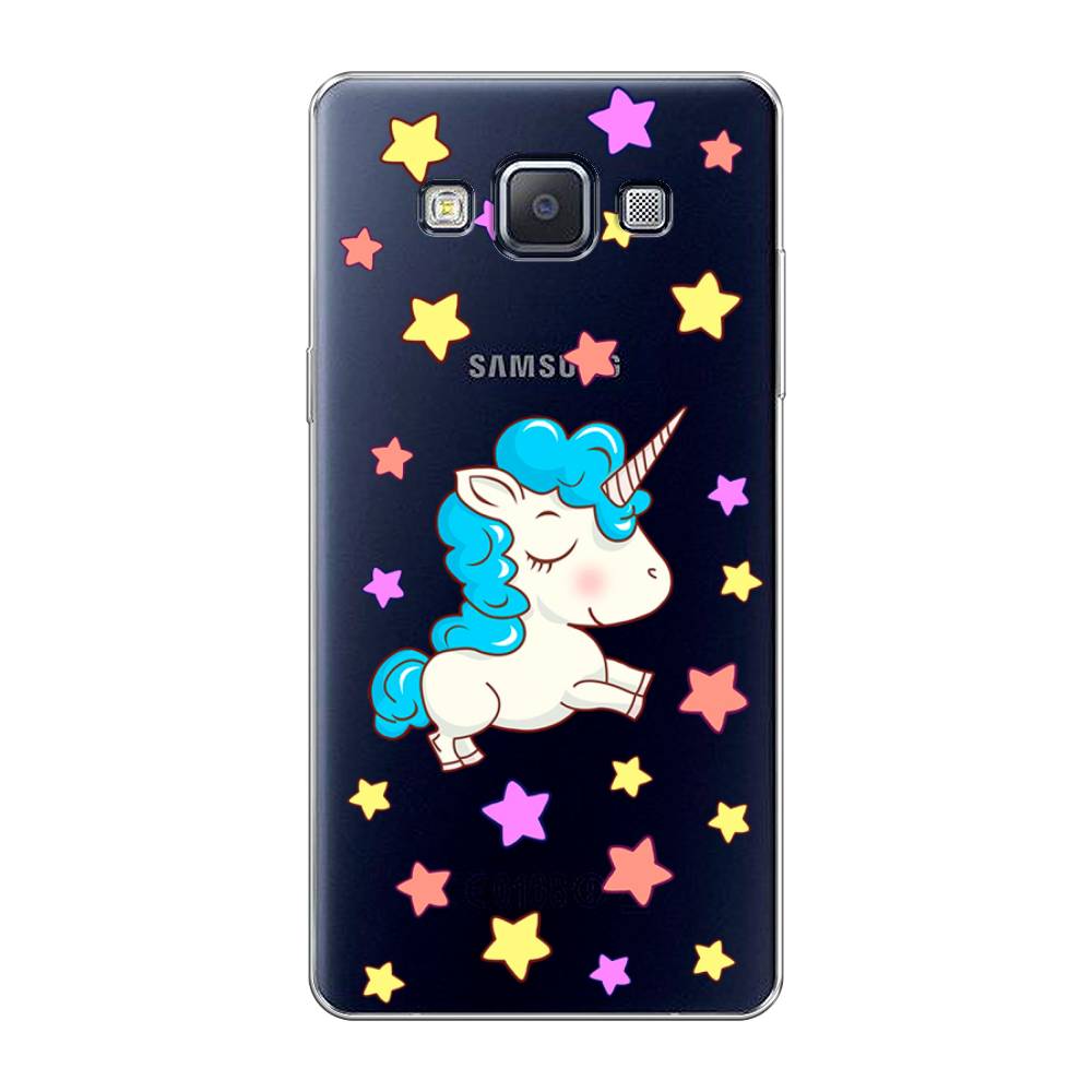

Чехол Awog на Samsung Galaxy A5 / Самсунг A5 "Звездный единорог", Белый;голубой;розовый, 20450-2