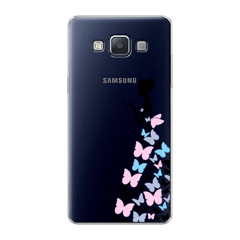 фото Чехол awog "платье из бабочек" для samsung galaxy a5