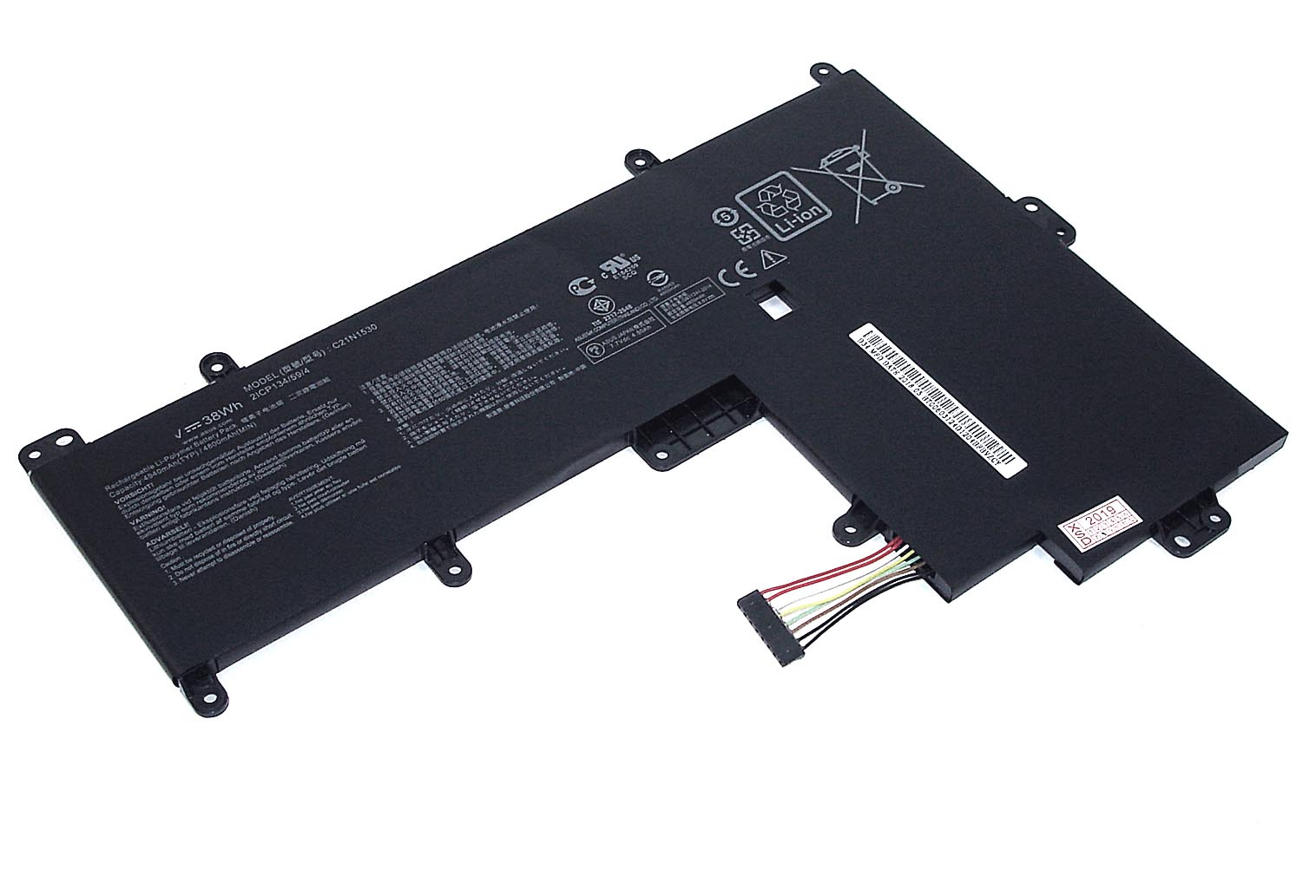 Аккумуляторная батарея для ноутбука Asus Chromebook C202 (C21N1530) 7.6V 38Wh