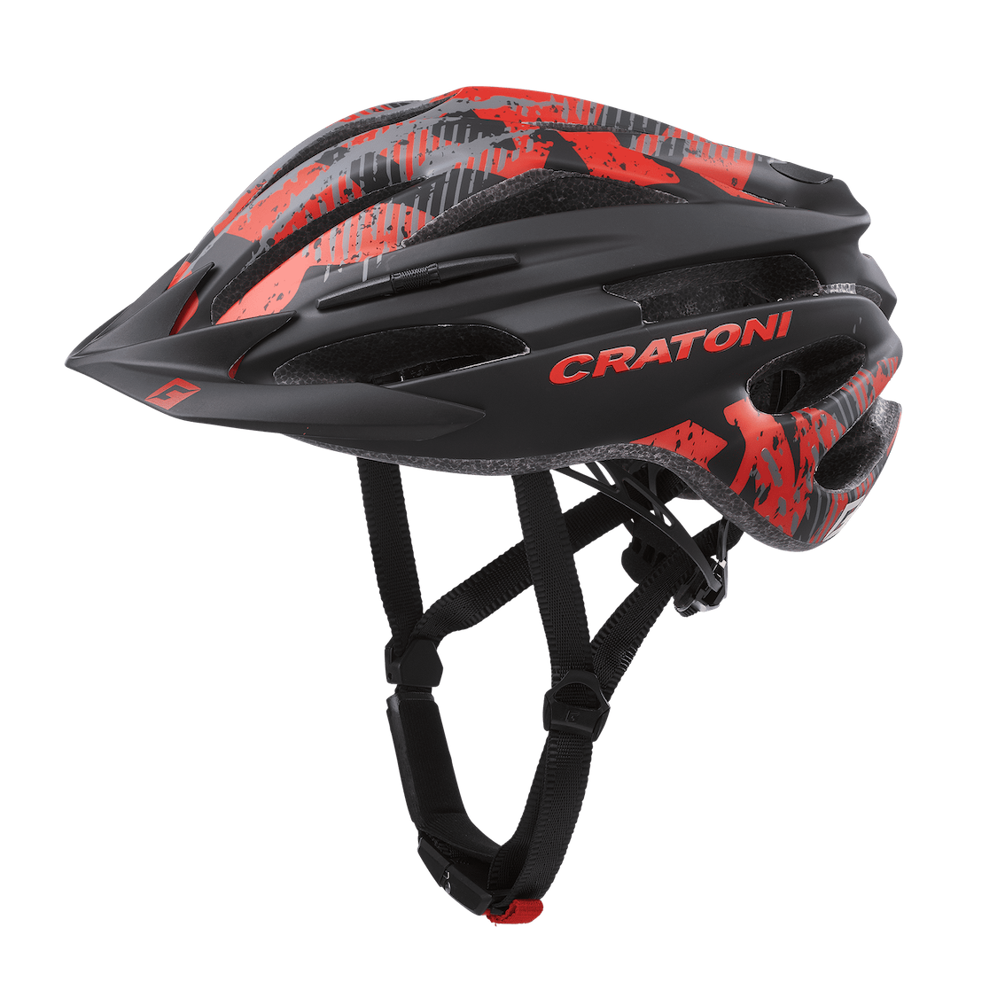 фото Велосипедный шлем cratoni pacer, black/red matt, s/m