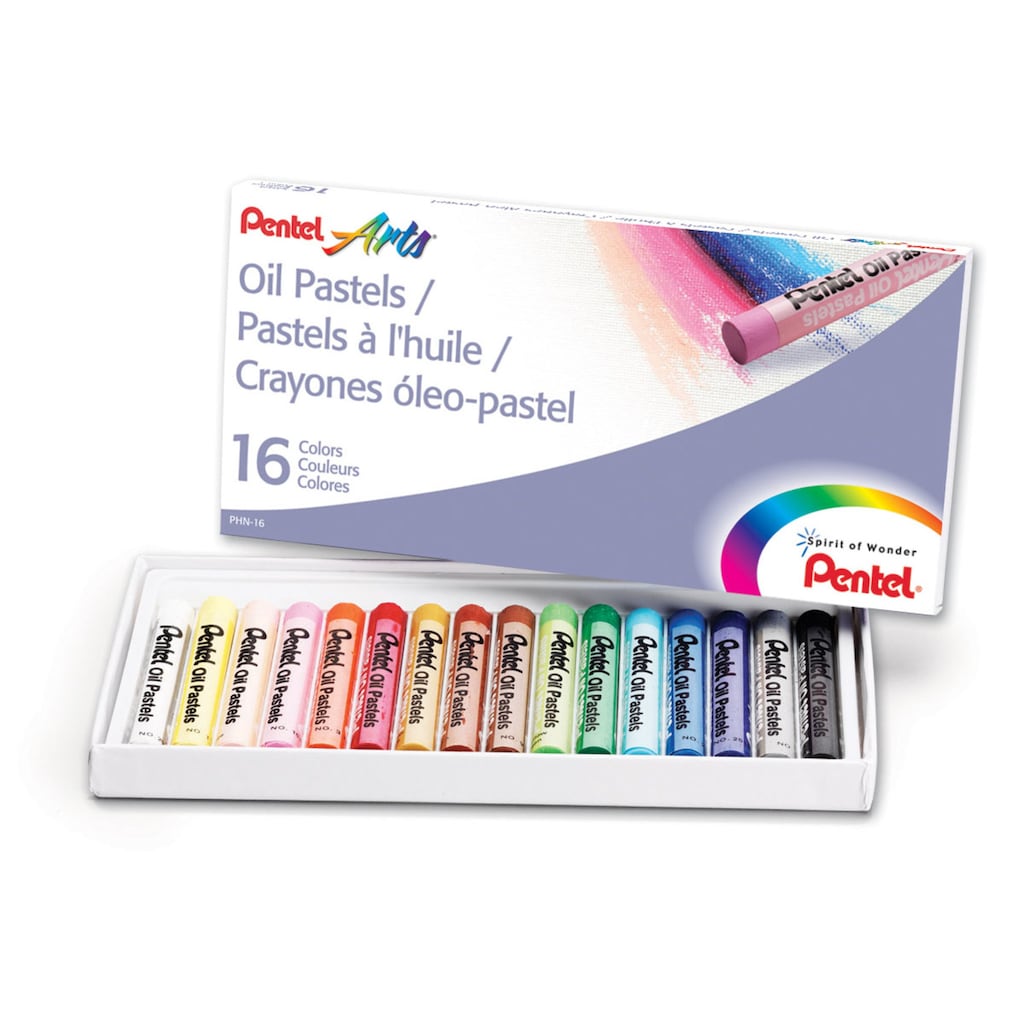 фото Пастель масляная pentel oil pastels 16 цветов