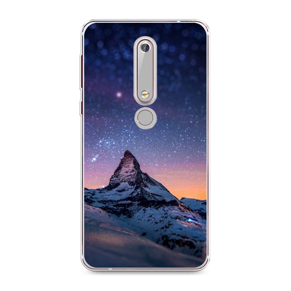 

Чехол Awog на Nokia 6 2018 / Нокиа 6 2018 "Ночные пейзажи 5", Фиолетовый, 120950-4