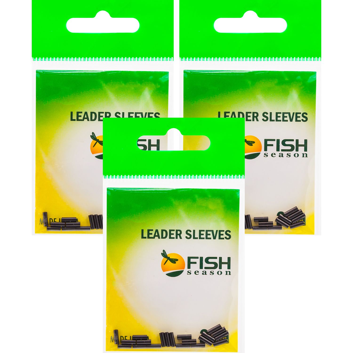 

Трубки обжимные Fish Season LEADER SLEEVES AFW J00B-CF12 #0 0.63 мм (36 шт/3уп), Черный, трубки FS LEADER new 2022