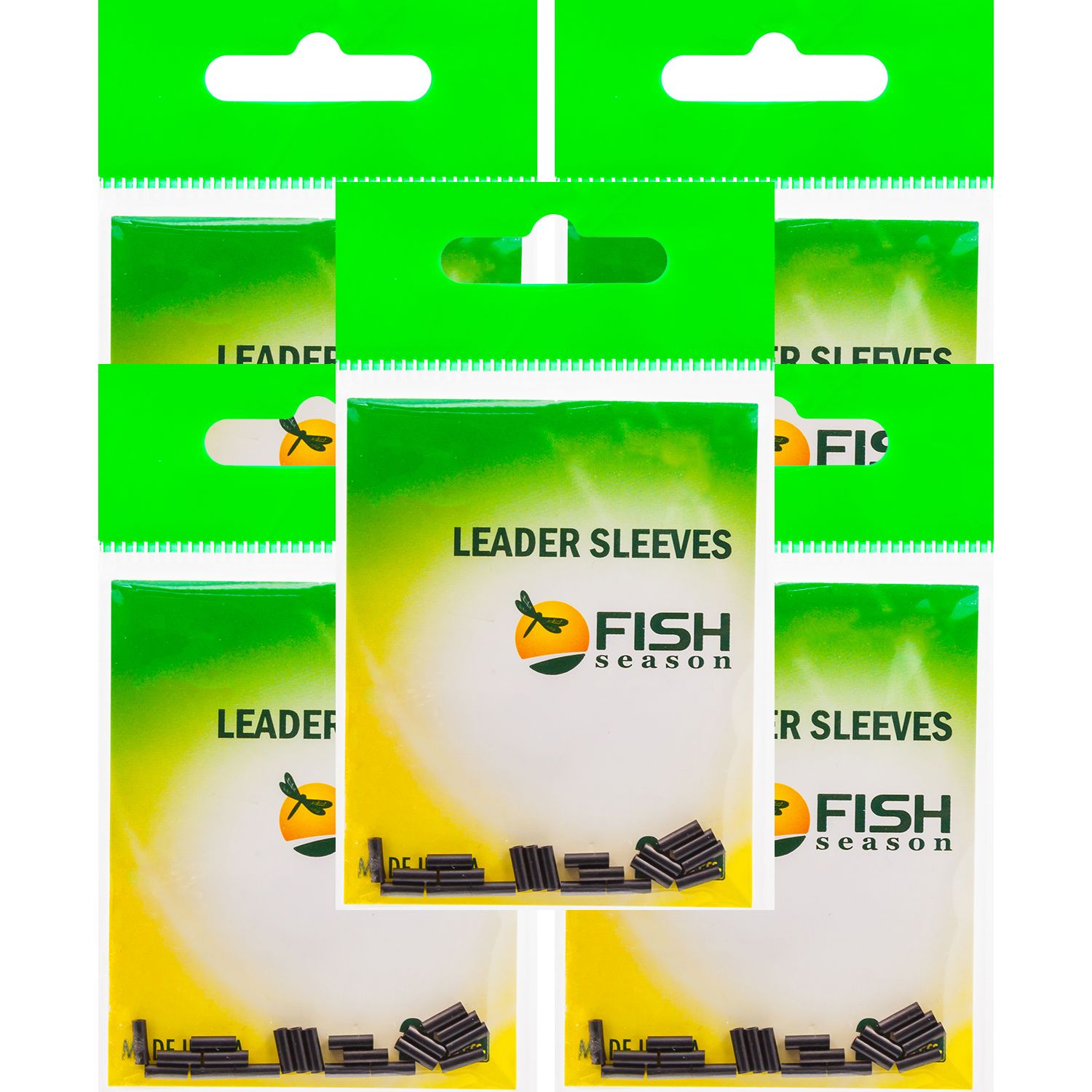 

Трубки обжимные Fish Season LEADER SLEEVES AFW J02B-CF20 #2 1.19 мм (100 шт/5уп), Черный, трубки FS LEADER new 2022