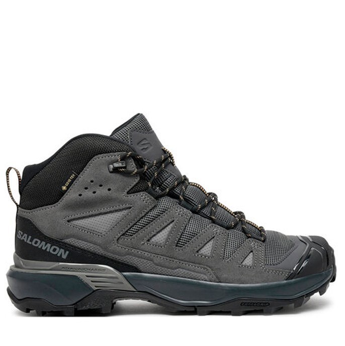 

Ботинки мужские Salomon X Ultra 360 Leather Mid GoreTex серые 41 1/3 EU, Серый, X Ultra 360 Leather Mid GoreTex