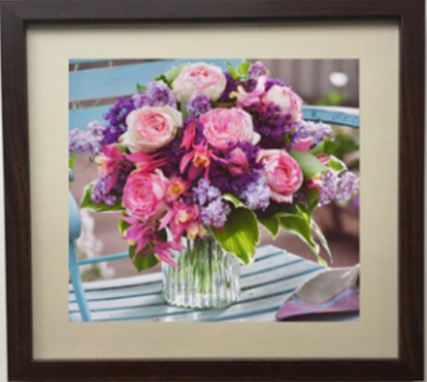 

Картина-коллаж Русские подарки Букет пионов 3D 35 х 35 см