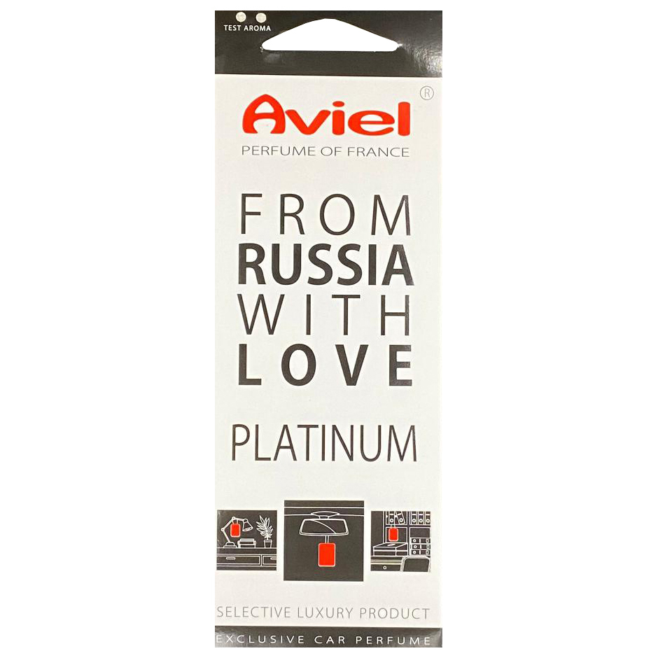 

Aviel Картонный ароматизатор PLATINUM 32003, Белый