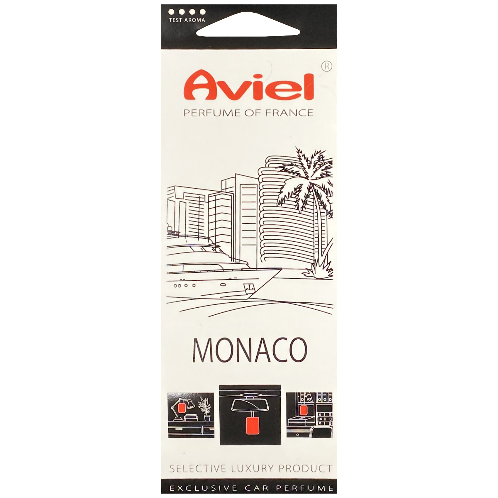 

Aviel Картонный ароматизатор MONACO 31907