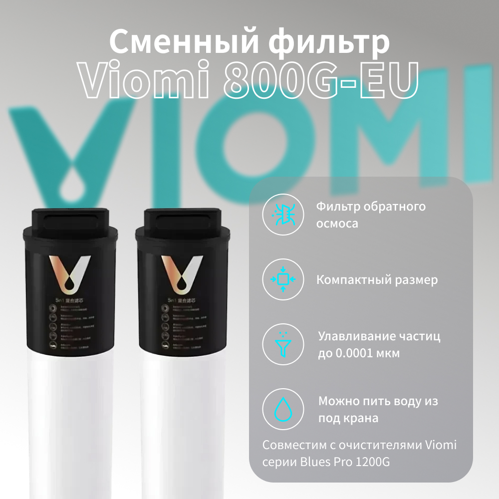 

Сменный фильтр Viomi YM3013-800G-EU, Белый, YM3013-800G-EU