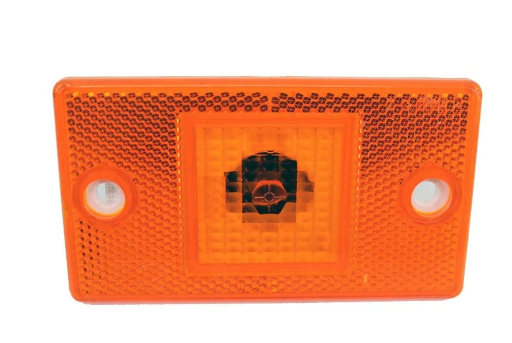 Фонарь габаритный оранжевый (светодиод, 12V, 65х115 мм) РУДЕНСК