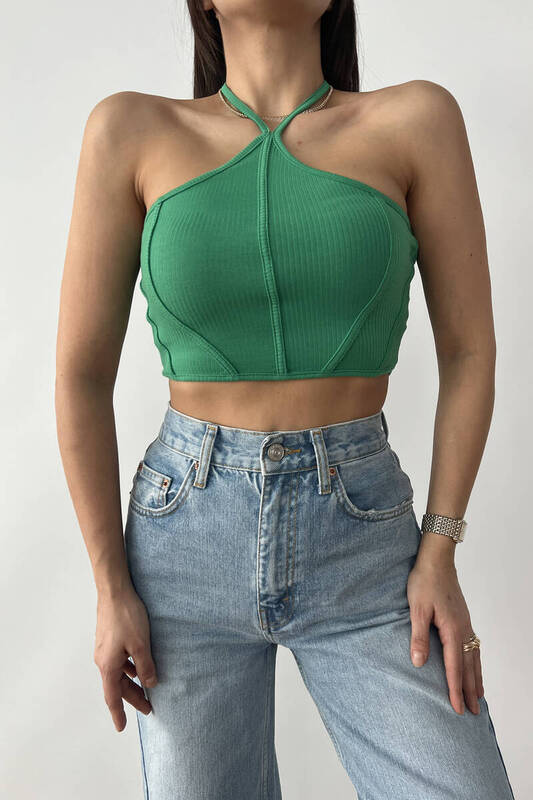 

Блуза женская Zechka zck0444-21 зеленая L (доставка из-за рубежа), zck0444-21