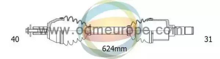 

Полуось Лев Xc-60 2.0T Акпп Mps6 40624M ODM 18151340