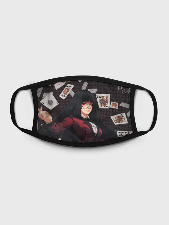 

Многоразовая маска унисекс Burnettie Kakegurui Yumeko Карты, Разноцветный, Kakegurui Yumeko Карты