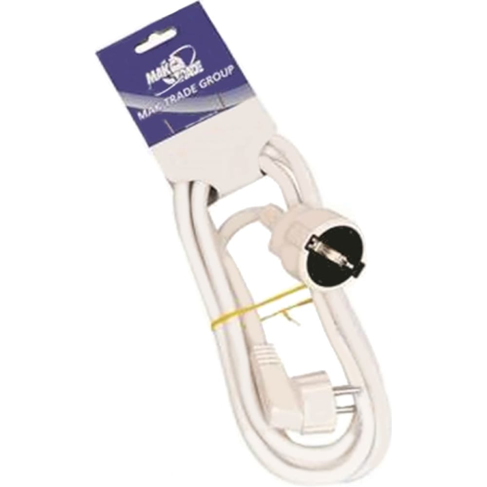 

Силовой удлинитель MTG с муфтой 5м 3x1,00мм2 белый 29643