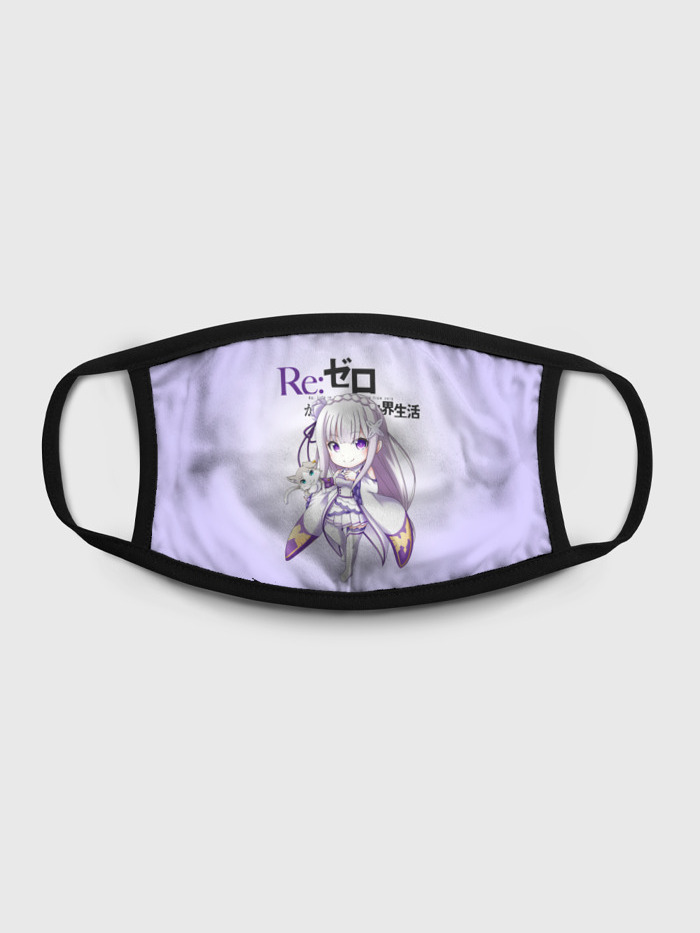 

Многоразовая маска унисекс Burnettie Re Zero. Эмилия, Разноцветный, Re Zero. Эмилия