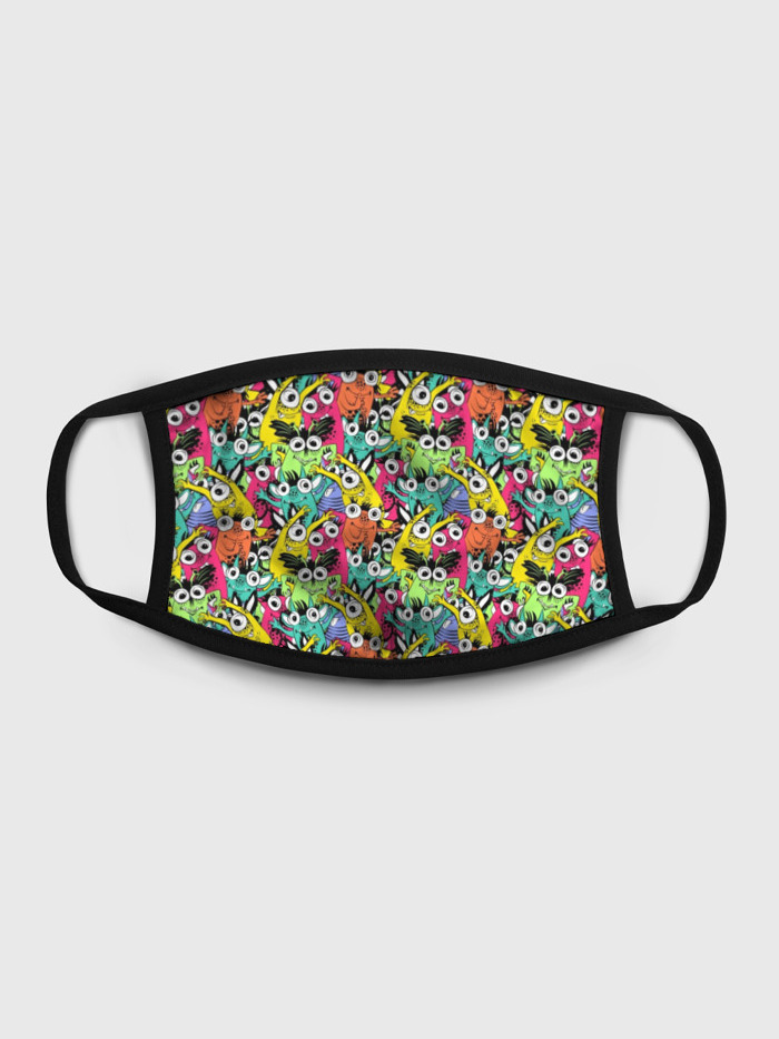 

Многоразовая маска унисекс Burnettie Весёлые Монстры, Разноцветный, Весёлые Монстры