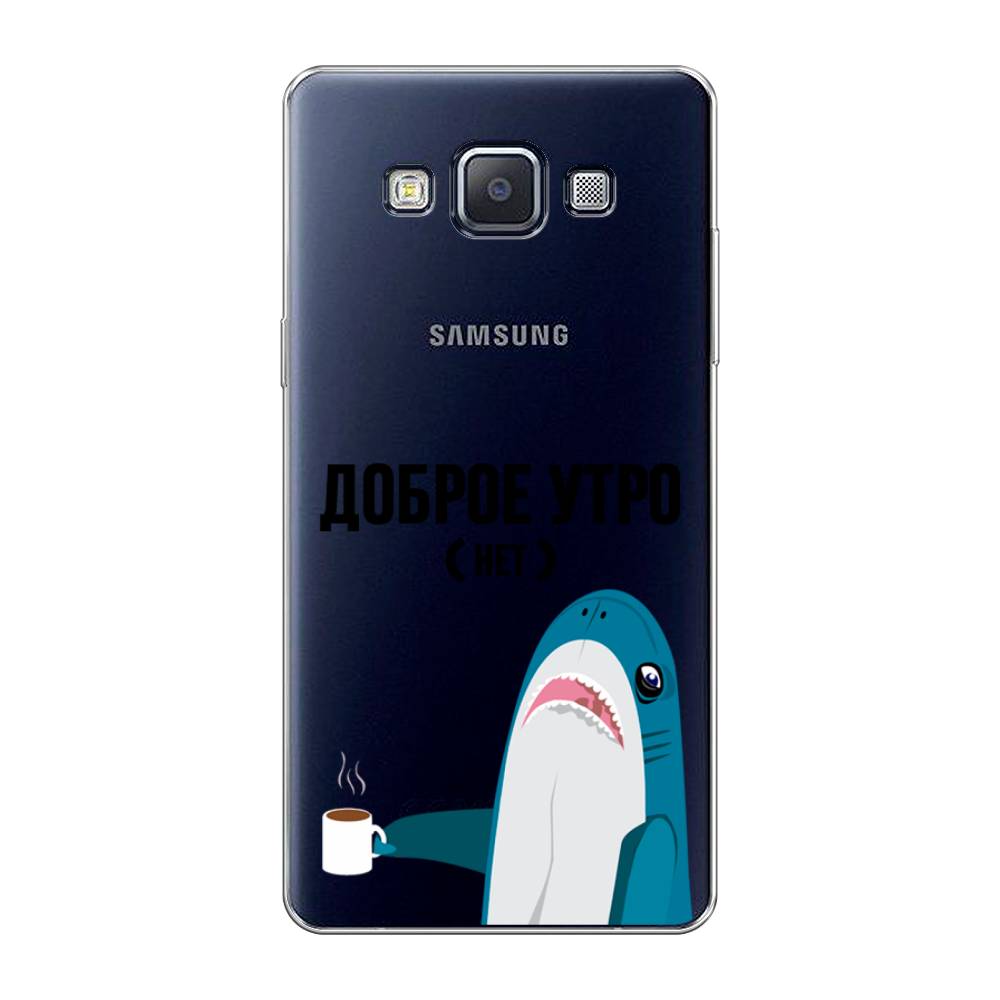 

Чехол Awog на Samsung Galaxy A5 / Самсунг A5 "Доброе утро", Синий;белый;черный, 20450-2