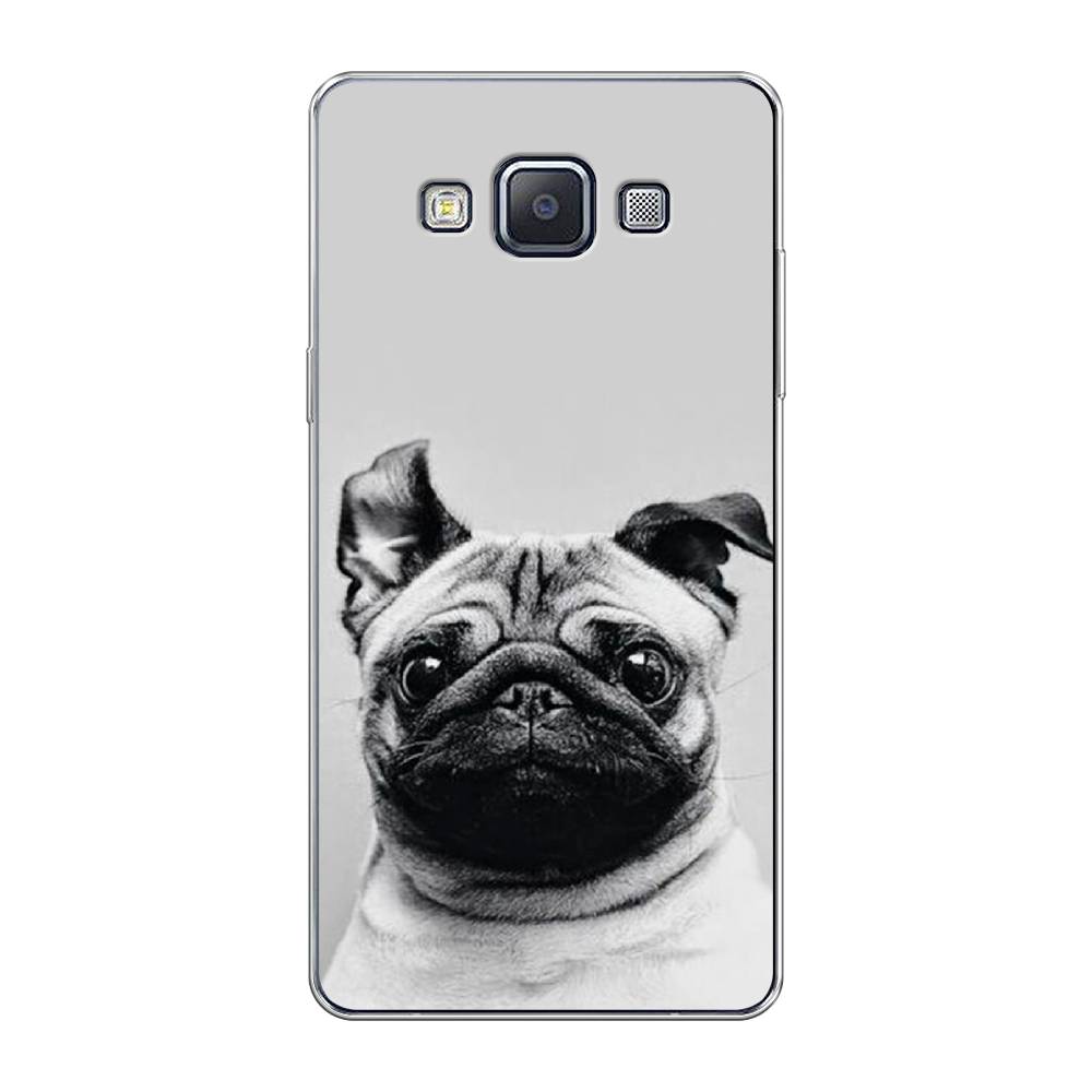 

Чехол Awog на Samsung Galaxy A5 / Самсунг A5 "Ушастый мопс", Серый, 20450-1