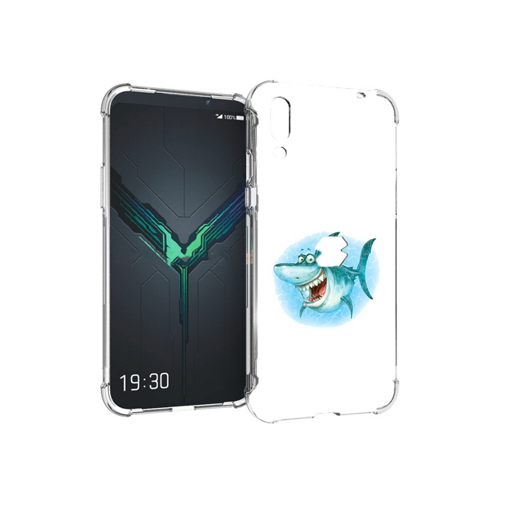 

Чехол MyPads Tocco для Xiaomi Black Shark 2 веселая акула (PT144492.263.261), Прозрачный, Tocco